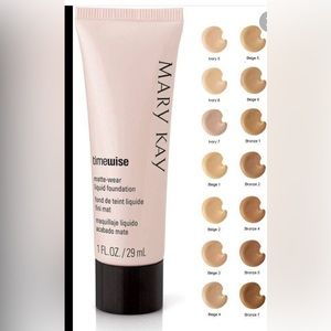 Bundle 3 beige 1 mate foundation time wise mary kay